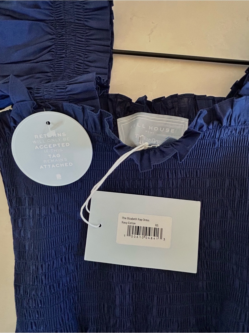 Hill House Navy Poplin Ellie Nap Dress - Picture 7 of 7